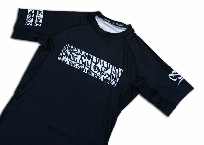 CHOSEN Till The End RASHGUARD - black